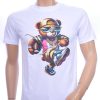 CONTOUR Trendy Teddy Bear Ronde Hals T-shirt – Wit