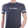 JOHN ANGELS Trendy Los Angeles Ronde Hals Heren T-Shirt - Zwart
