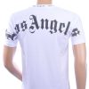 JOHN ANGELS Trendy Los Angels Ronde Hals Heren T-Shirt - Wit