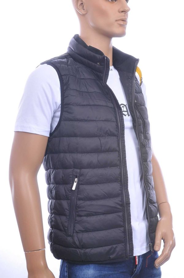 MEN'S WEAR, Trendy, Gewatteerde, Heren, Parajumpers, Bodywarmer, Zwart