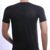 John Angels Ronde Hals Heren Skull T-Shirt met Steentjes - Zwart