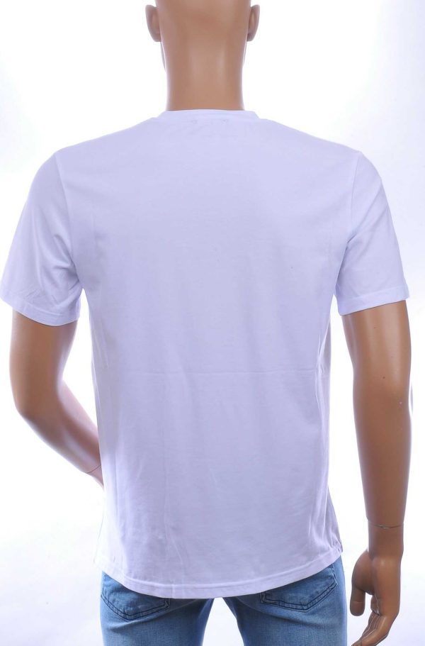 CLUB JU Trendy Ronde Hals Heren Skull T-Shirt – Wit