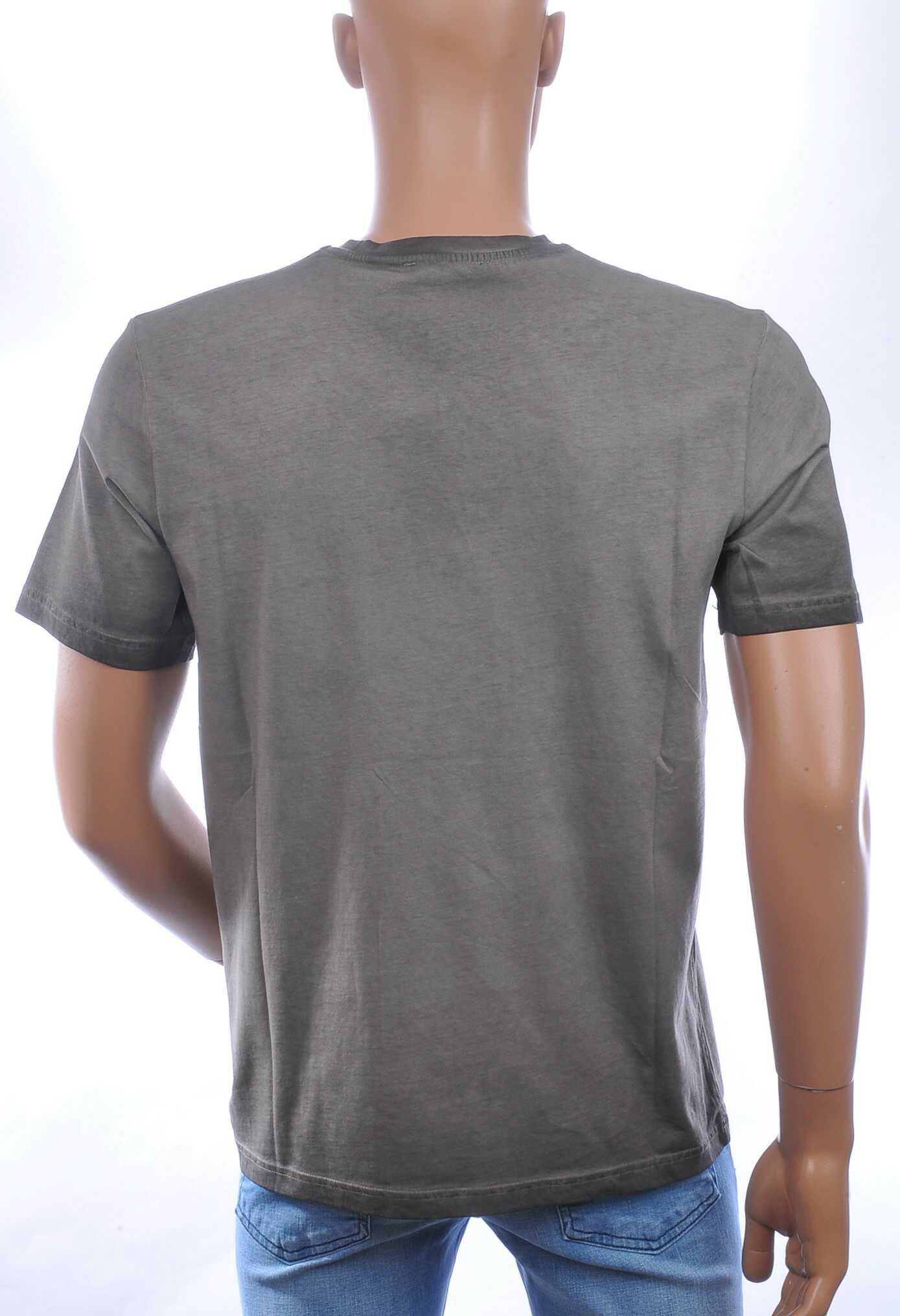 CLUB JU Vintage Ronde Hals Effen Heren T-Shirt - Antraciet