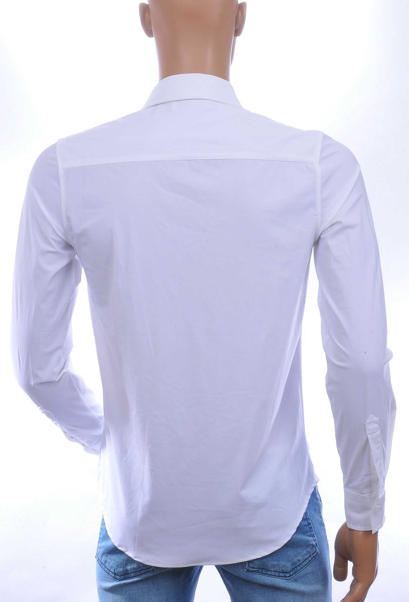 FRILIVIN Italiaans Getailleerd Slim Fit Zijde Overhemd voor Heren – Wit