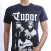 CONTOUR Trendy TUPAC Ronde Hals Heren T-Shirt - Navy | Iconisch TUPAC “All Eyez On Me” Print | Comfortabel en Stijlvol