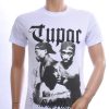 CONTOUR Trendy TUPAC Ronde Hals Heren T-Shirt - Wit | Iconisch TUPAC “All Eyez On Me” Print | Comfortabel en Stijlvol