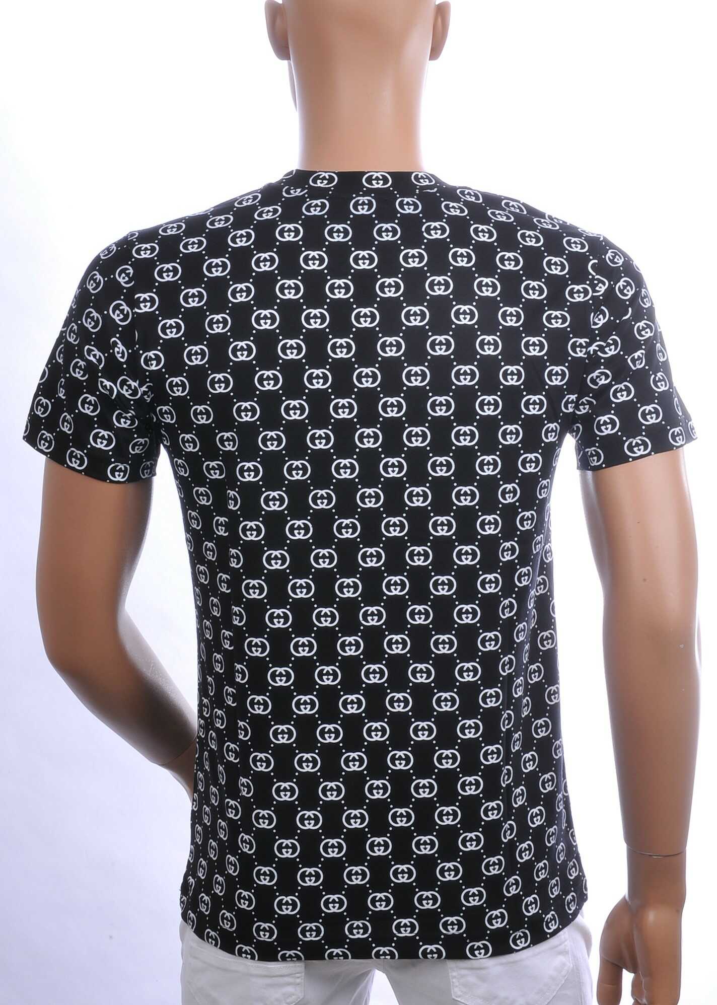 CONTOUR Trendy GOOD Allover Modern Dessin Ronde Hals Heren T-shirt – Zwart | Comfortabel en Stijlvol voor Elke Seizoen