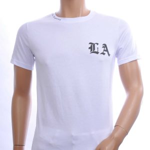 FCT COMPANY Trendy Los Angeles Ronde Hals Heren T-Shirt - Wit | Comfortabel - Perfect voor Elke Seizoen | Streetwear - Casual Must-Have