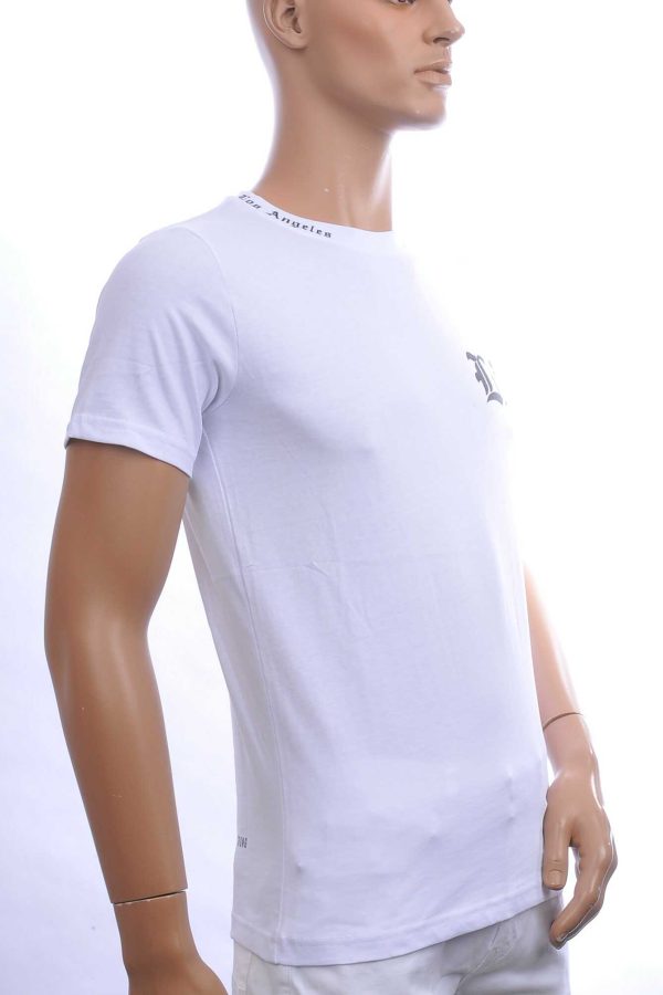 FCT COMPANY Trendy Los Angeles Ronde Hals Heren T-Shirt - Wit | Comfortabel - Perfect voor Elke Seizoen | Streetwear - Casual Must-Have