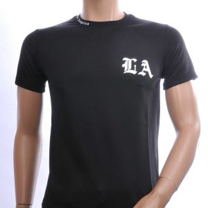 FCT COMPANY Trendy Los Angeles Ronde Hals Heren T-Shirt - Zwart | Comfortabel - Perfect voor Elke Seizoen | Streetwear - Casual Must-Have