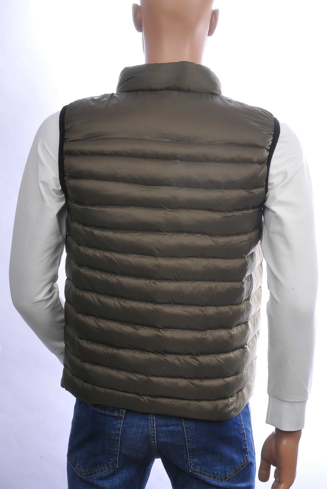 ICON2 Trendy Gewatteerde Slim Fit Korte Heren Bodywarmer - Khaki