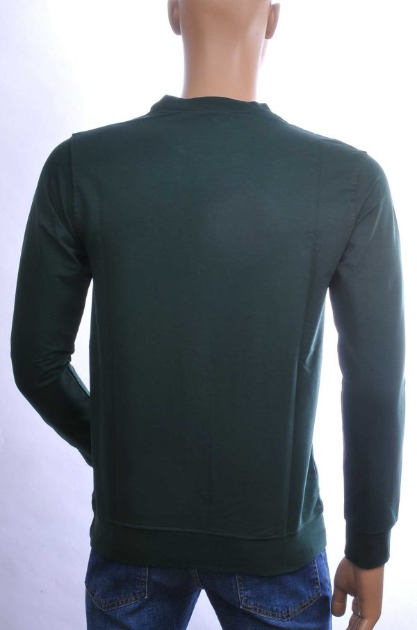 ICON2 Trendy Ronde Hals ICON2 Paris Sweatshirt - Donkergroen