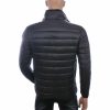 JUST KEY Trendy Slim Fit Korte Tussen Herenjas – Zwart