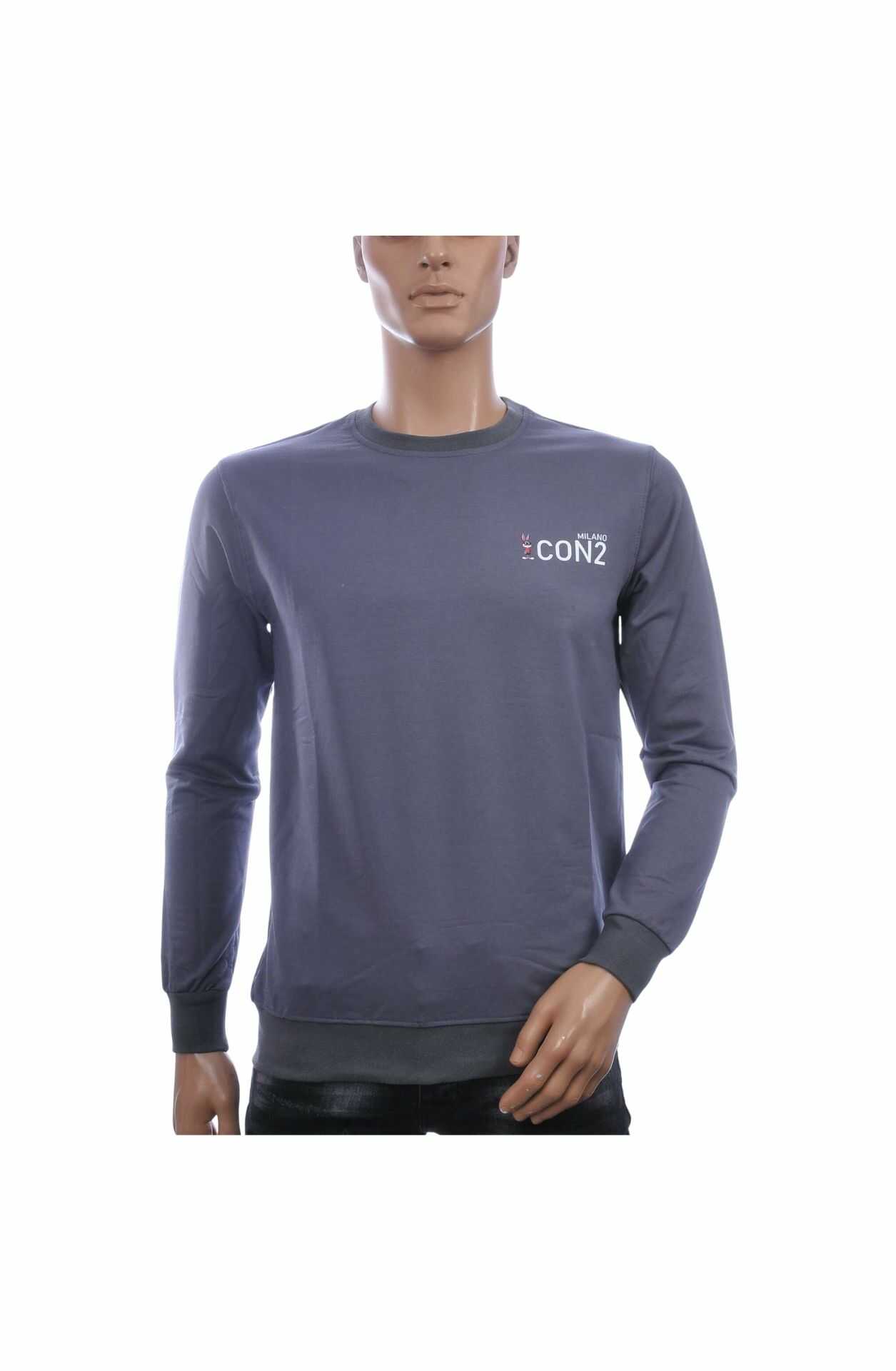 ICON2 Trendy Heren Sweatshirt met Bugs Bunny Print – Antraciet