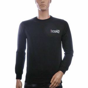 ICON2 Trendy Heren Sweatshirt met Bugs Bunny Print – Zwart