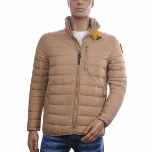 JUST KEY Trendy Slim Fit Korte Tussen Herenjas - Beige