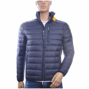 JUST KEY Trendy Slim Fit Korte Tussen Herenjas - Navy