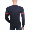 CI-BORG Trendy Slim Fit V-Hals Dunne Heren Trui - Navy