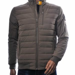 JUST KEY Luxe Slim Fit Tussenjas Heren – Beige