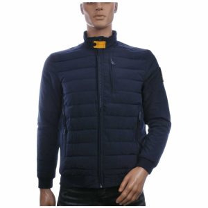 JUST KEY Luxe Slim Fit Tussenjas Heren – Navy