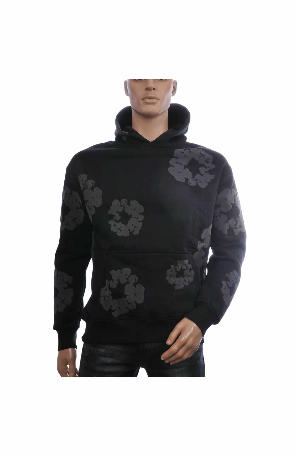 HALLSTARZ hoodie heren, bloemen hoodie zwart, hoodie met all-over print, streetwear hoodie heren, zwarte hoodie met print, urban sweatshirt met capuchon, trendy heren hoodie, trainingspak hoodie bloemen, casual streetwear heren, katoen polyester hoodie, online hoodie kopen, hoodie kopen in Nijmegen, Goedkoop heren hoodie kopen, Heren hoodie, regular Fit hoodie, Charra, heren Kleding in Nijmegen, CHARRA, ZARA, COEF, CHASIN, WAM DENIM, DENIM TEARS
