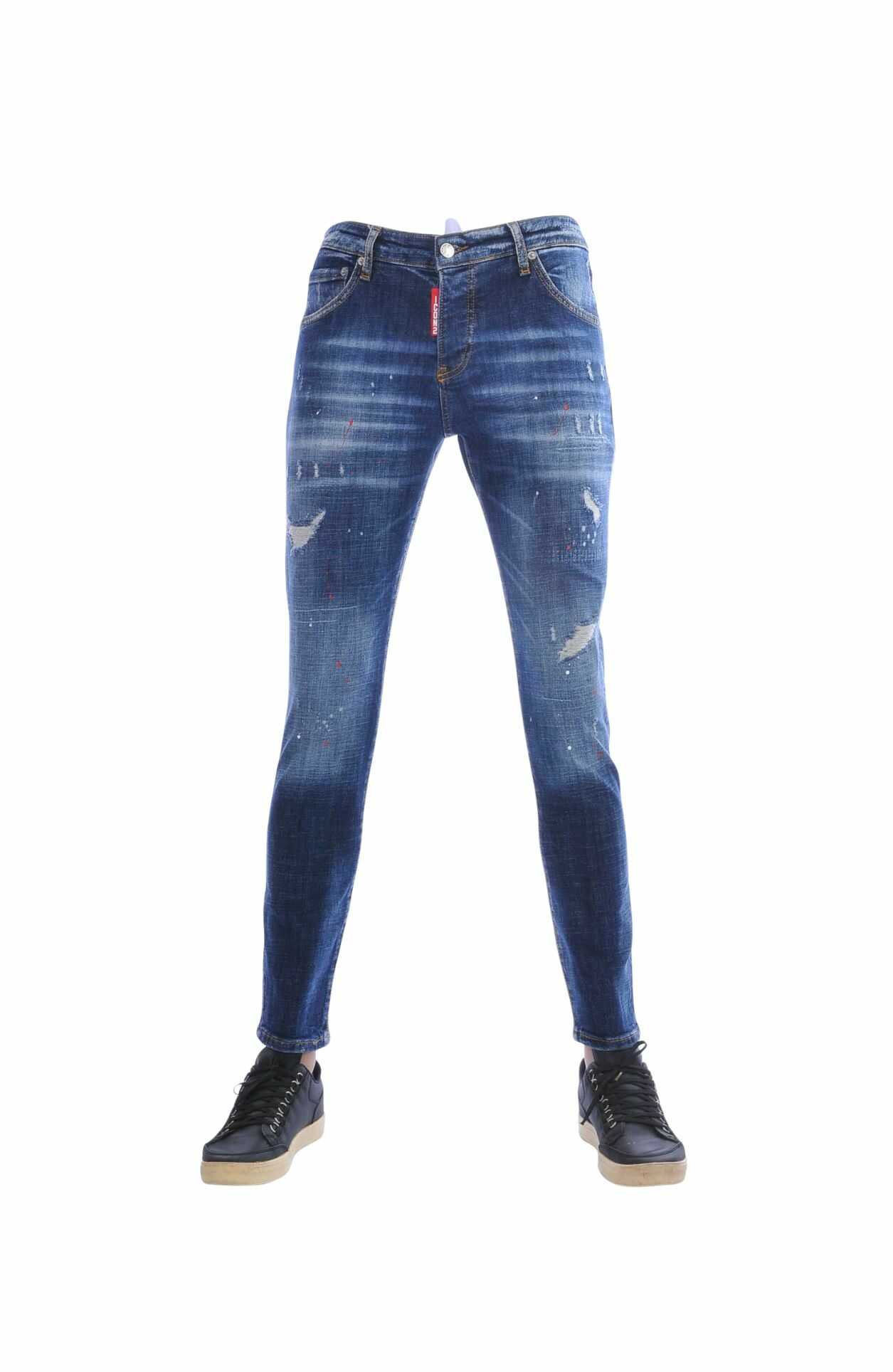 icon2 heren jeans, slim fit jeans heren, donkerblauwe jeans heren, stretch jeans heren, destroyed jeans heren, jeans met verfspatten, repaired jeans heren, streetwear denim heren, moderne slim fit jeans, blauwe skinny jeans heren, jeans met stretch blauw. trendy heren jeans premium, denim heren, heren broek slim fit blauw, urban jeans heren, goedkoop heren jeans kopen, online heren jeans kopen, heren Kleding in Nijmegen, CHARRA, ZARA, COEF, CHASIN, WAM DENIM