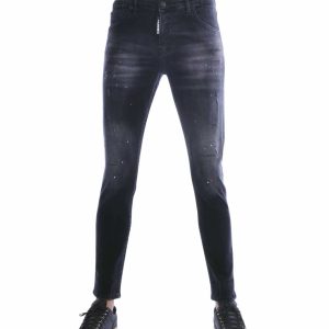 icon2 jeans zwart, zwarte slim fit jeans heren, stretch jeans zwart heren, destroyed jeans zwart, jeans met verfspatten zwart, repaired jeans heren, streetwear jeans zwart, skinny jeans zwart heren, premium denim heren, moderne zwarte heren jeans, urban denim zwart, trendy heren jeans 2026, icon2 slim fit zwart, designer jeans heren, goedkoop heren jeans kopen, online heren jeans kopen, heren Kleding in Nijmegen, CHARRA, ZARA, COEF, CHASIN, WAM DENIM