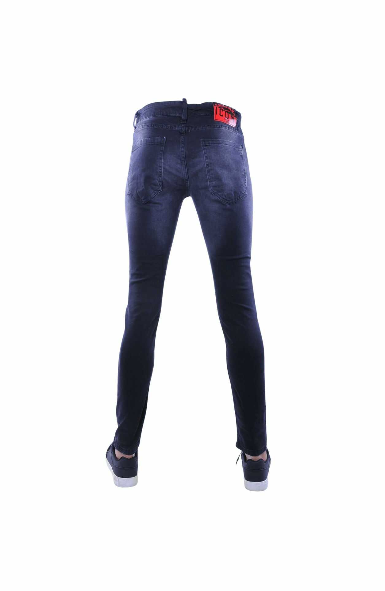 icon2 jeans zwart, zwarte slim fit jeans heren, stretch jeans zwart heren, destroyed jeans zwart, jeans met verfspatten zwart, repaired jeans heren, streetwear jeans zwart, skinny jeans zwart heren, premium denim heren, moderne zwarte heren jeans, urban denim zwart, trendy heren jeans 2026, icon2 slim fit zwart, designer jeans heren, goedkoop heren jeans kopen, online heren jeans kopen, heren Kleding in Nijmegen, CHARRA, ZARA, COEF, CHASIN, WAM DENIM
