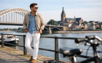 Hoe draag je witte jeans heren zonder gedoe