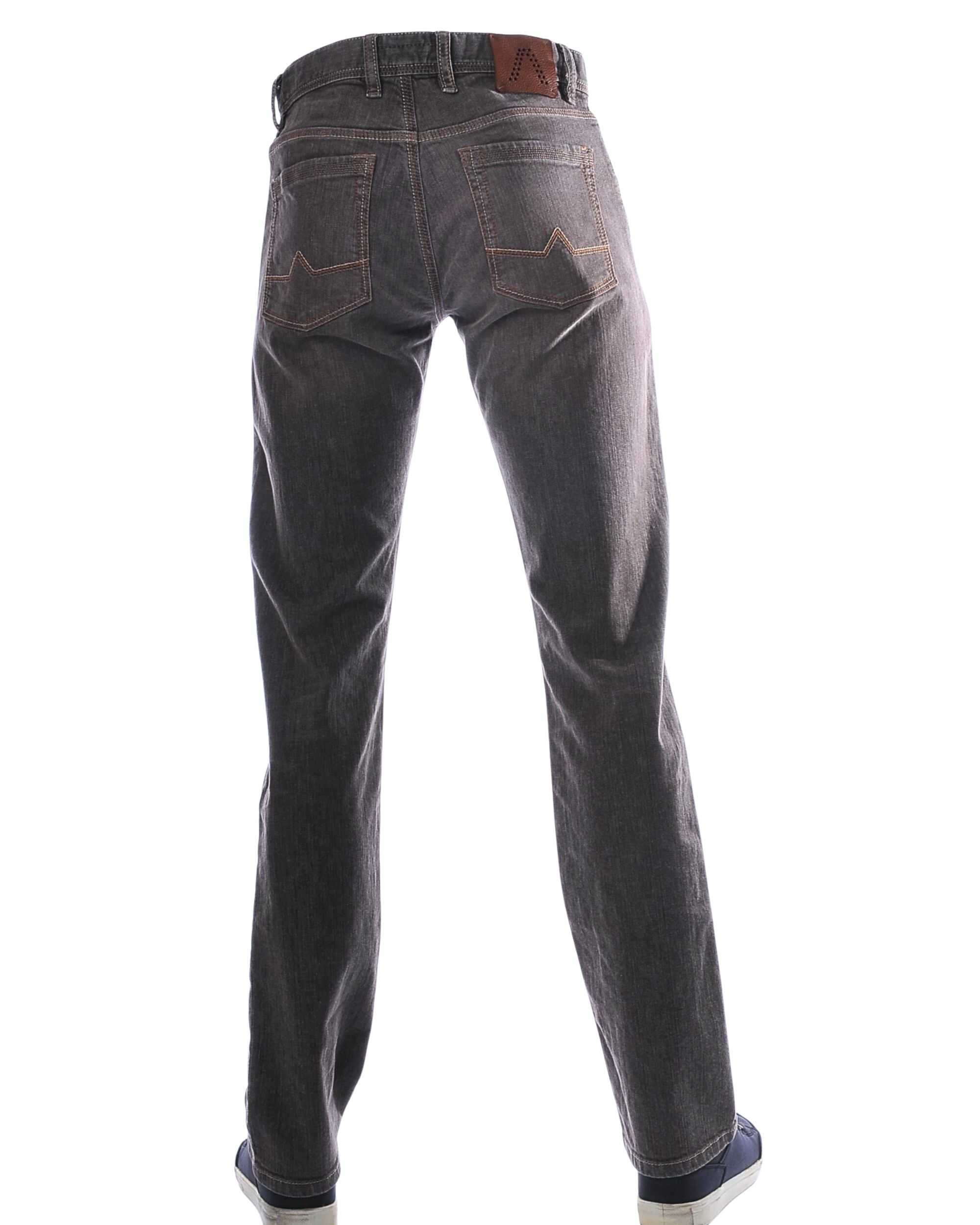 ALBERTO bruine heren jeans met regular fit en comfortabele pasvorm