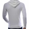 skull hoodie heren wit print