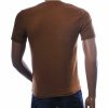Club Ju heren t shirt slim fit bruin structuur