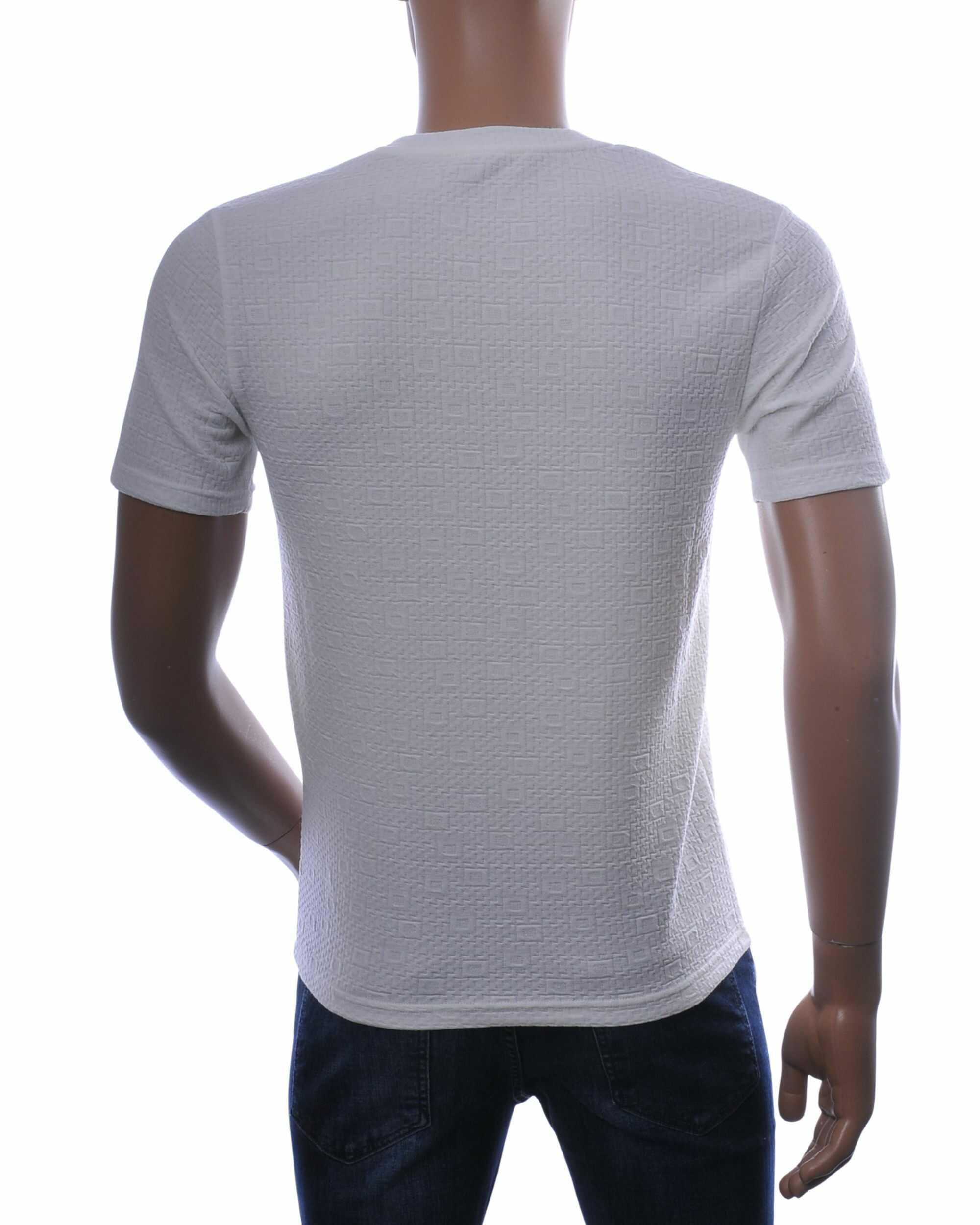 Club Ju heren t shirt slim fit bruin structuur