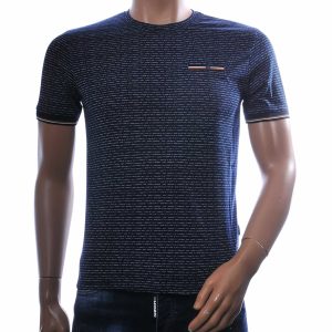 Club Ju heren t-shirt slim fit zwart katoen stretch modern design