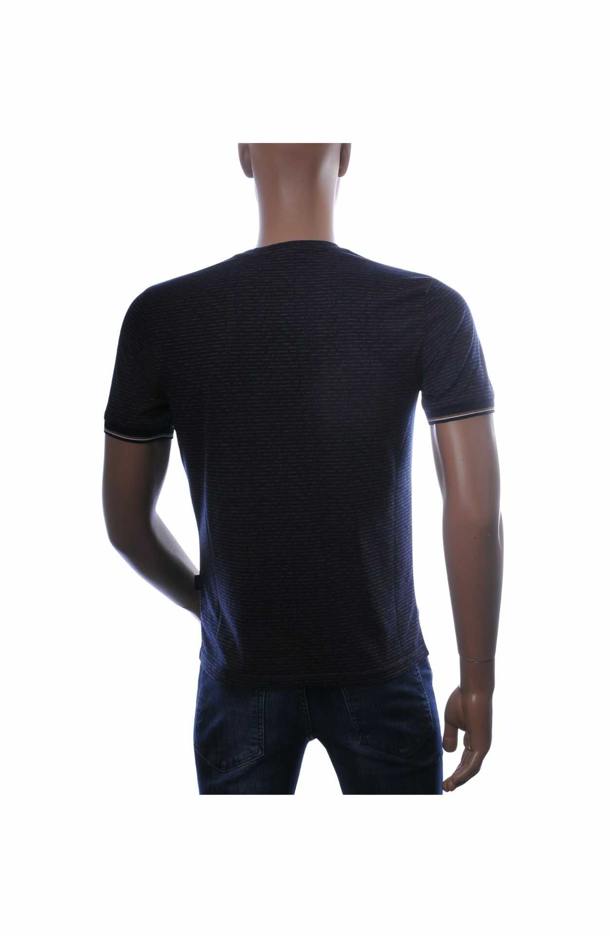 Club Ju ronde hals basic effen T-shirt Navy - Afbeelding 12