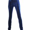 JOHN ANGELS donkerblauwe heren jeans met aansluitende pasvorm en rekbare stof