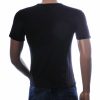 skull t-shirt heren zwart print