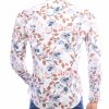 Ferlucci slim fit bloemenprint heren overhemd