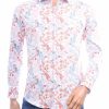 Ferlucci slim fit vogels bloemen overhemd