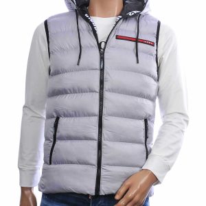 ICON2 heren bodywarmer met capuchon grijs