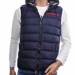 ICON2 heren bodywarmer met capuchon navy