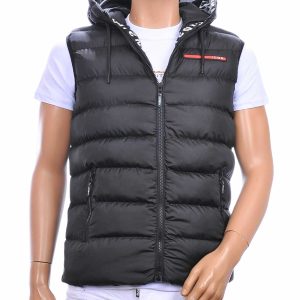 ICON2 heren bodywarmer met capuchon zwart