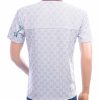 FLEX-STYLE F589 beige heren T-shirt achterkant met Smart borduring