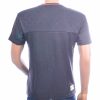 FLEX-STYLE F589 zwart heren T-shirt achterkant met Smart borduring op mouw