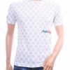 FLEX-STYLE F753 wit heren T-shirt met allover O-dessin en Andre Bogle borduring – CHARRA Nijmegen