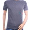 FLEX-STYLE F753 zwart heren T-shirt met Andre Bogle logo en allover patroon