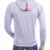 FLEX-STYLE heren vest met capuchon en ritssluiting grijs