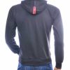 FLEX-STYLE heren vest met capuchon en ritssluiting zwart