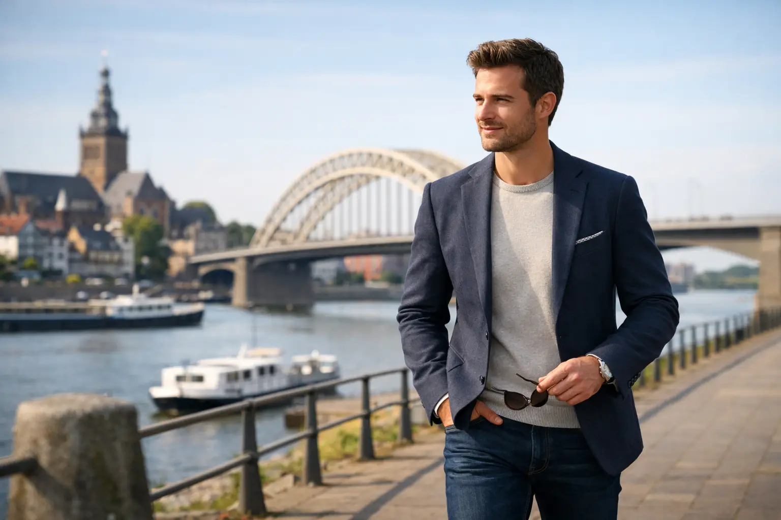 Herenjas dragen smart casual zonder twijfel