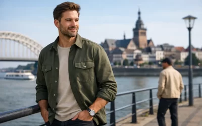Hoe combineer je een overshirt heren?